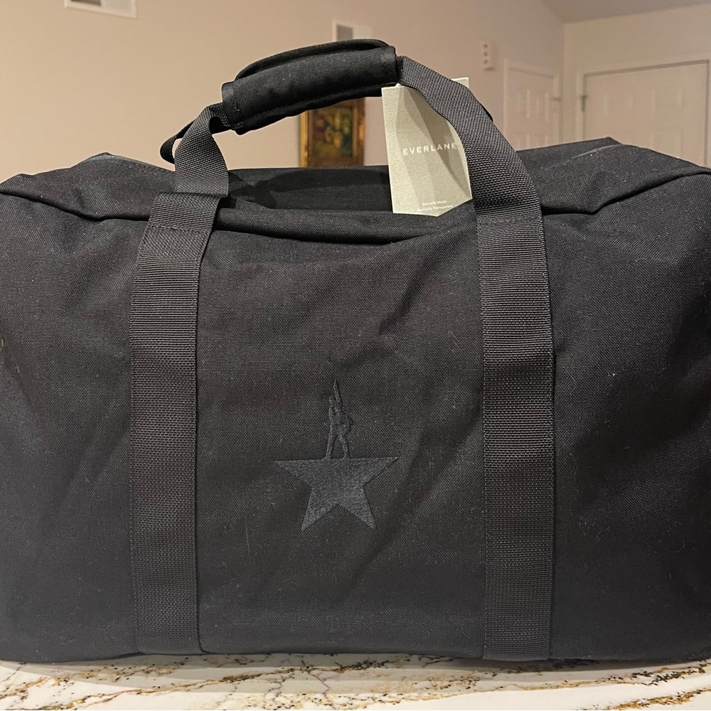 Everlane Midnight Black Duffel Bag “Hamilton” Edition